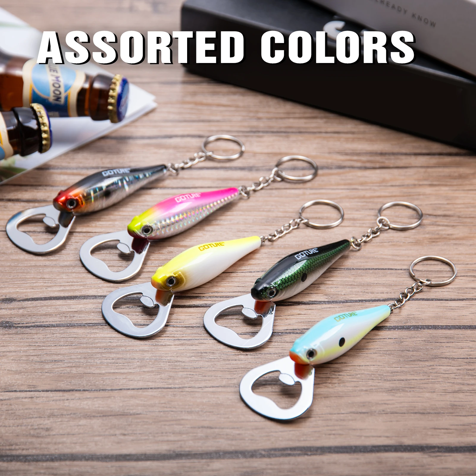 Fishing Lure Kit - Goture 1 peça abridor de garrafa