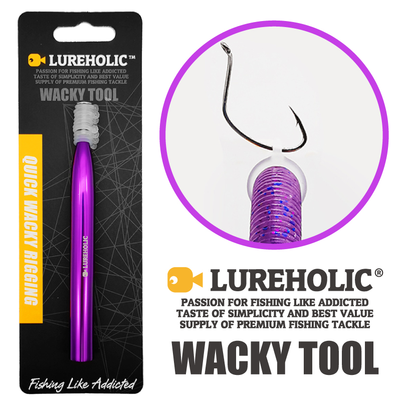 Fishing Lure Kit - LUREHOLIC 8mm 12mm Ferramenta Wacky com
