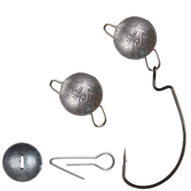 Fishing Lure Jig - Simpleyi-Sinker Jig Head com Swivle, Isca