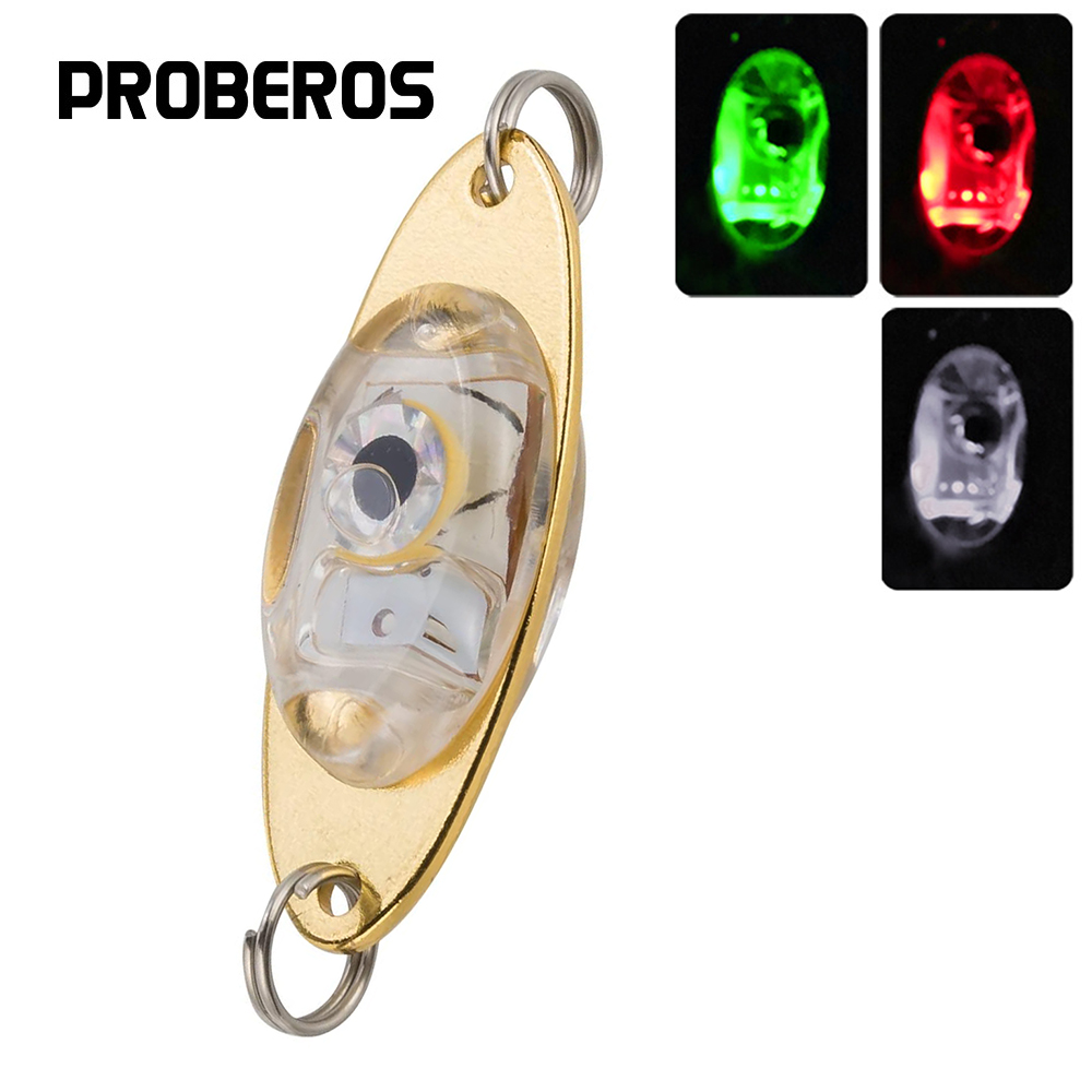 Fishing Lure Spoon - PRO BEROS-LED Deep Drop Luzes de