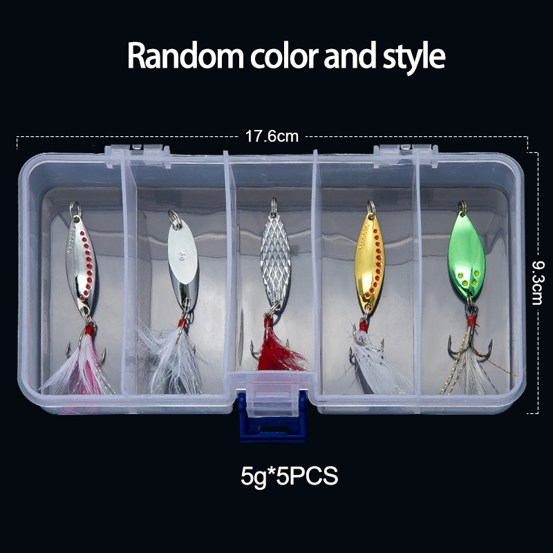 Fishing Lure Spinner - Colher de metal girador isca de