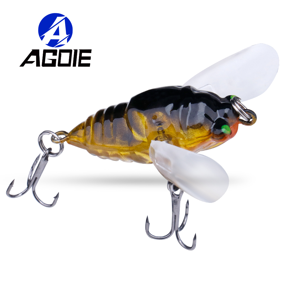 Fishing Lure Popper - Agoie-isca de popper topwater com asas,