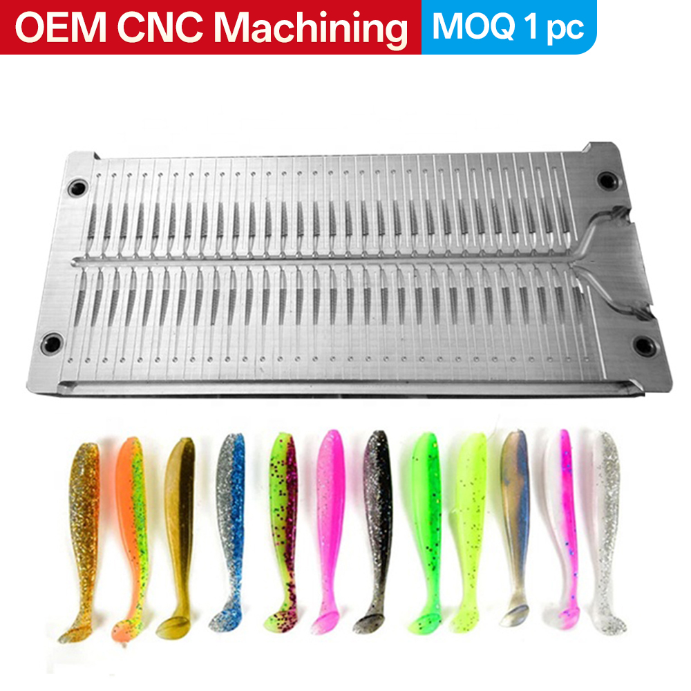 Fishing Lure Soft Plastic - Molde de Plástico para Isca de