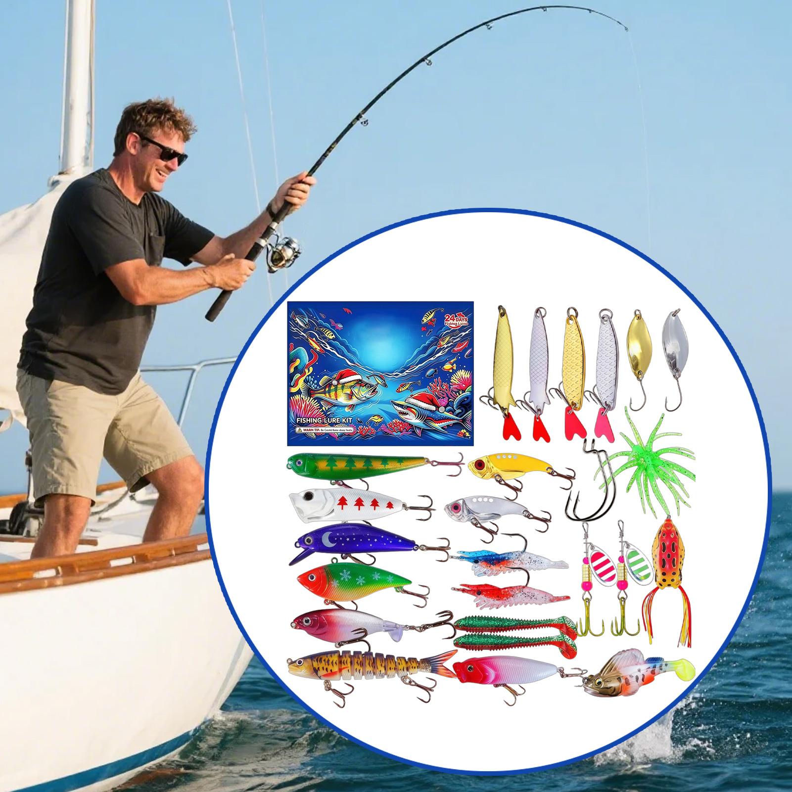 Fishing Lure Kit - Calendário de Contagem Regressiva de Natal