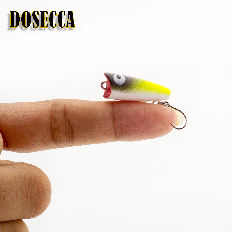 Fishing Lure Popper - 1 pçs 2.5cm 1.5g topwater isca