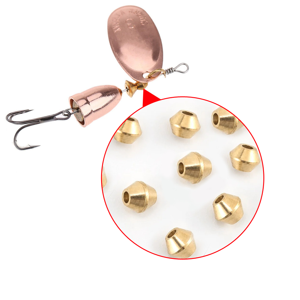 Fishing Lure Spinnerbait - 40 pçs diy isca de bronze
