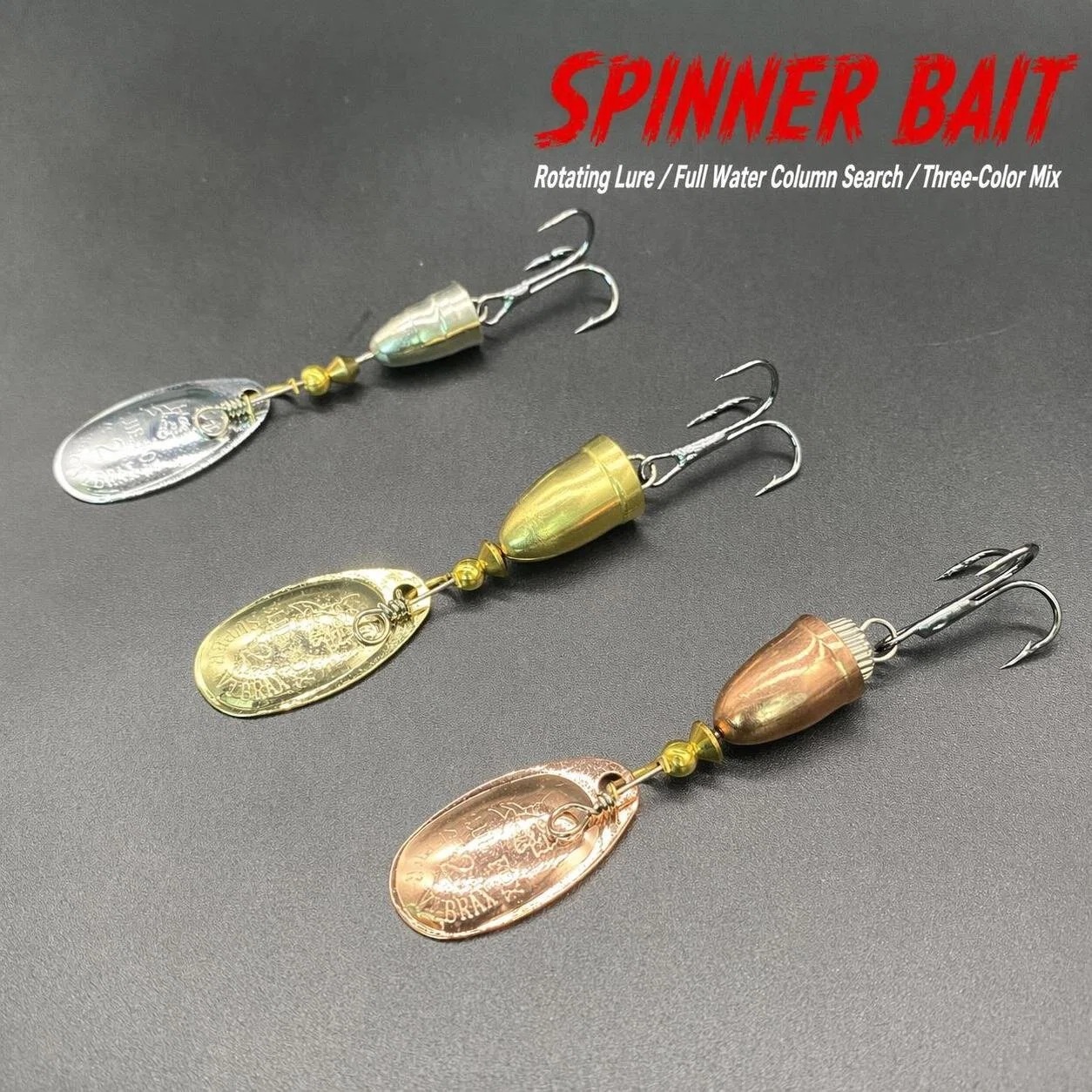Fishing Lure Blade Bait - 1 unidade de Isca Artificial Giratória