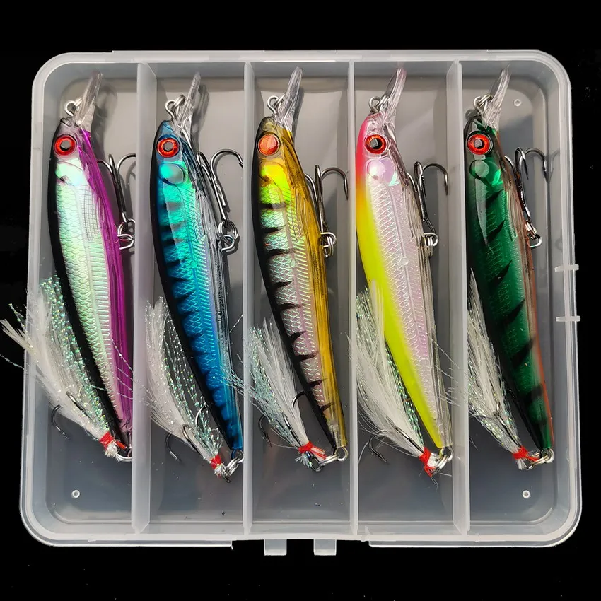 Fishing Lure Box - Laser 3d olhos biônicos minnow pesca