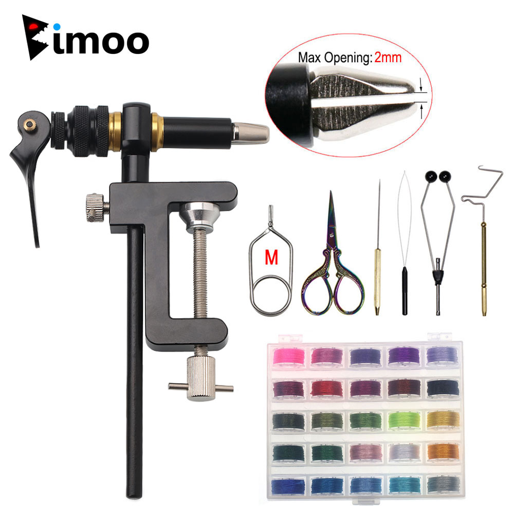 Fishing Lure Spinner - Bimoo-C-Clamp Fly Tying Tool Kit, aço