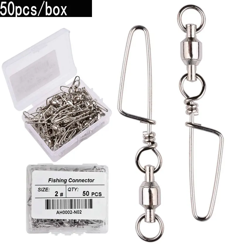 Fishing Lure Box - 50pcs rolamento de esferas de pesca