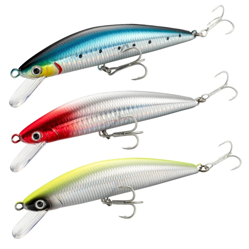 Fishing Lure Jerkbait - Sinking Minnow Fishing Lure, Strong Treble