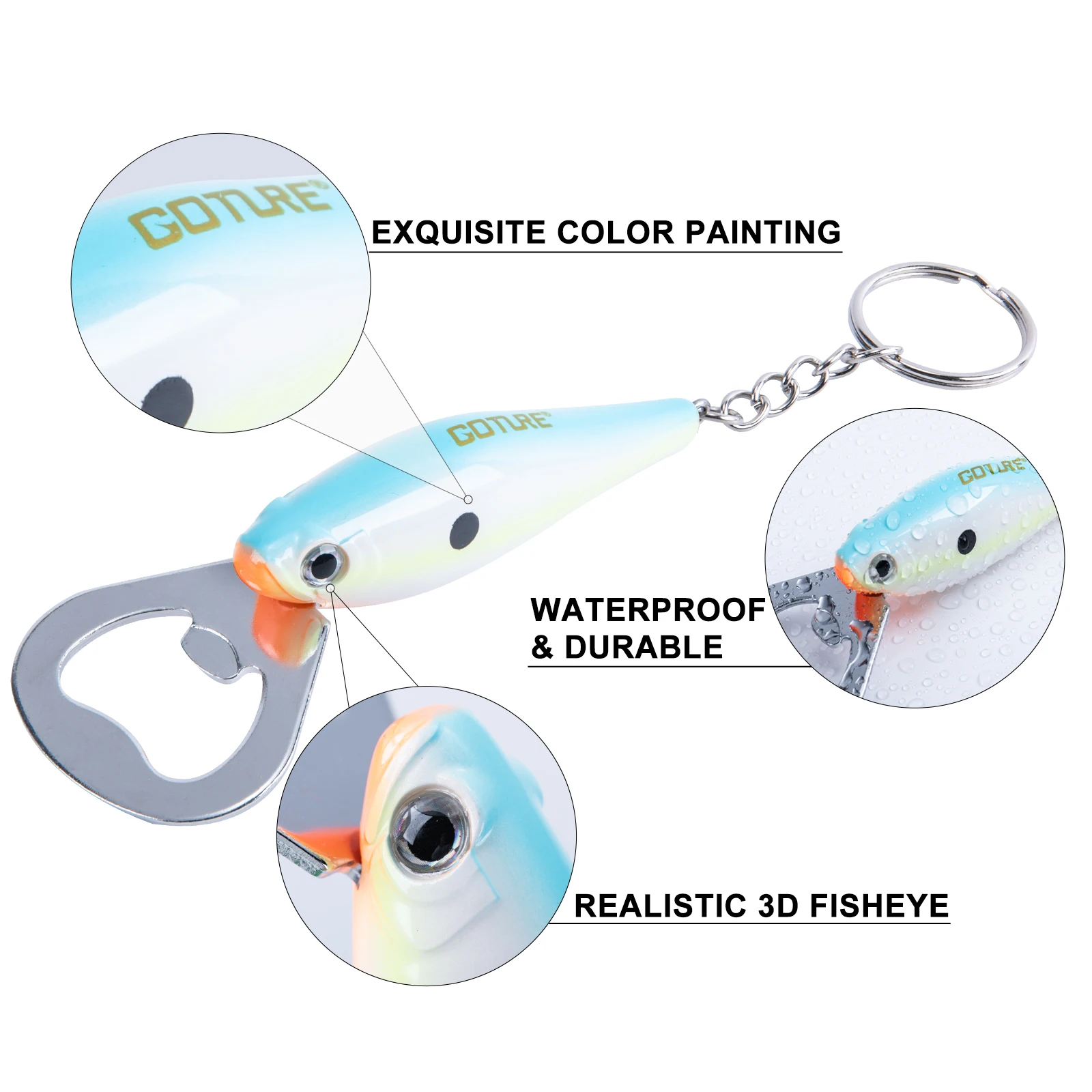 Goture 1 peça abridor de garra - Fishing Lure Kit avaliação e preço