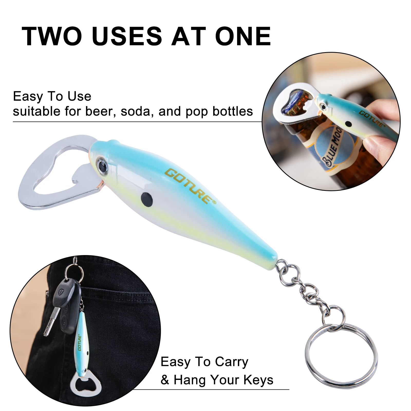 Goture 1 peça abridor de garra - Fishing Lure Kit avaliação e preço