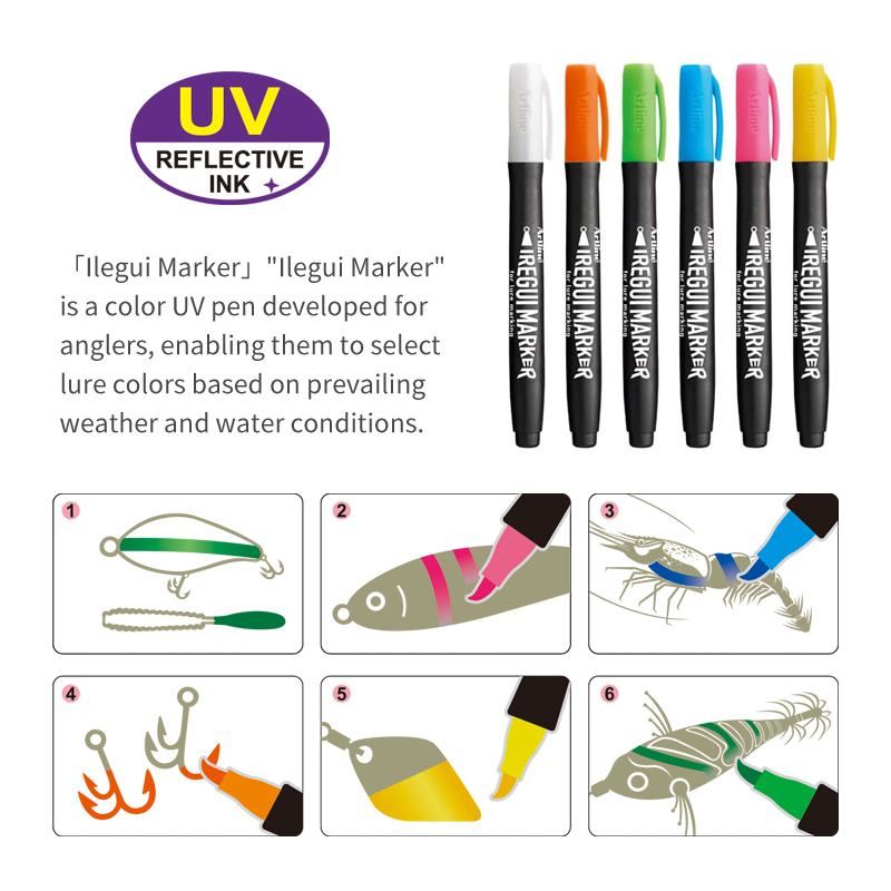 Nova Caneta de Tinta Fluoresce - Fishing Lure Soft Plastic avaliação e preço