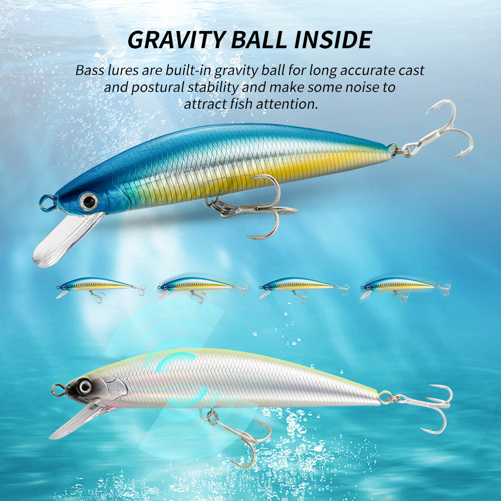 Isca de pesca afundando minnow - Fishing Lure Jerkbait avaliação e preço