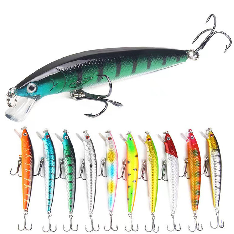 10 pçs jerkbait minnow swimbai - Fishing Lure Jerkbait avaliação e preço