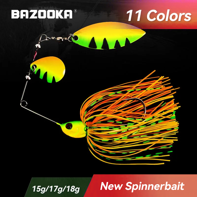 Bazooka 15g 18g spinnerbait is - Fishing Lure Swimbait avaliação e preço