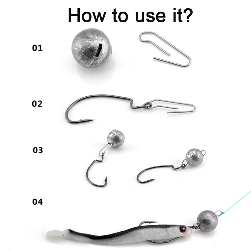 Simpleyi-Sinker Jig Head com S - Fishing Lure Jig avaliação e preço