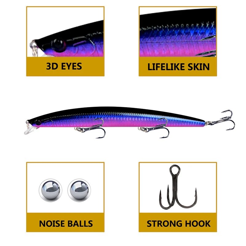 Minnow isca de pesca laser dur - Fishing Lure Crankbait avaliação e preço