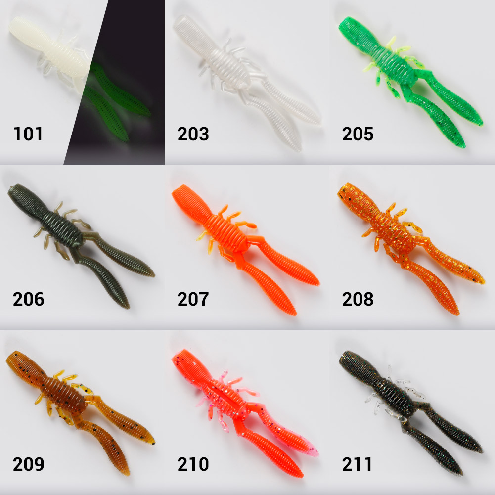 Noeby garrafa camarão craw 75m - Fishing Lure Swimbait avaliação e preço