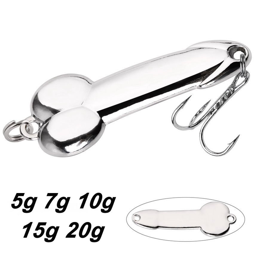 Metal Spoon Penis Shape Fishin - Fishing Lure Spinnerbait avaliação e preço