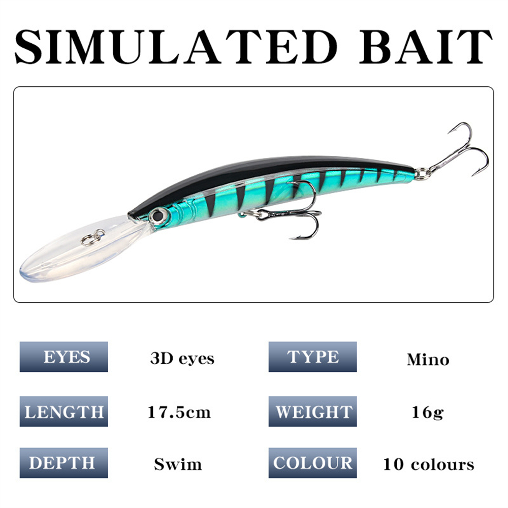 Língua longa minnow isca de pe - Fishing Lure Jerkbait avaliação e preço