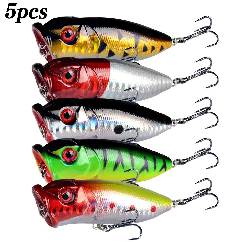 5 unidades de iscas de pesca p - Fishing Lure Popper avaliação e preço