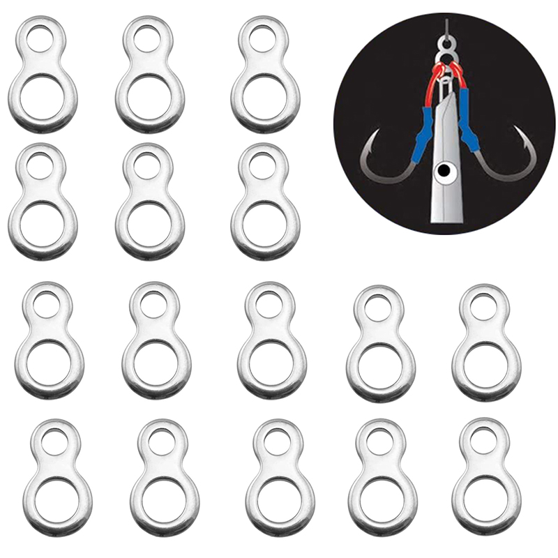 10-50Pcs Aço Inoxidável Pesca  - Fishing Lure Jig avaliação e preço