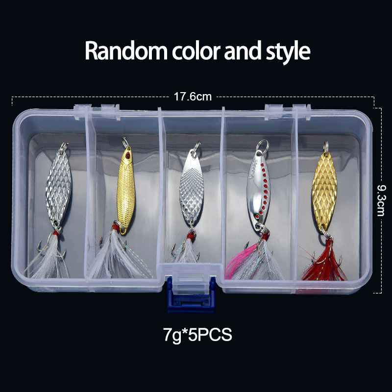 Colher de metal girador isca d - Fishing Lure Spinner avaliação e preço