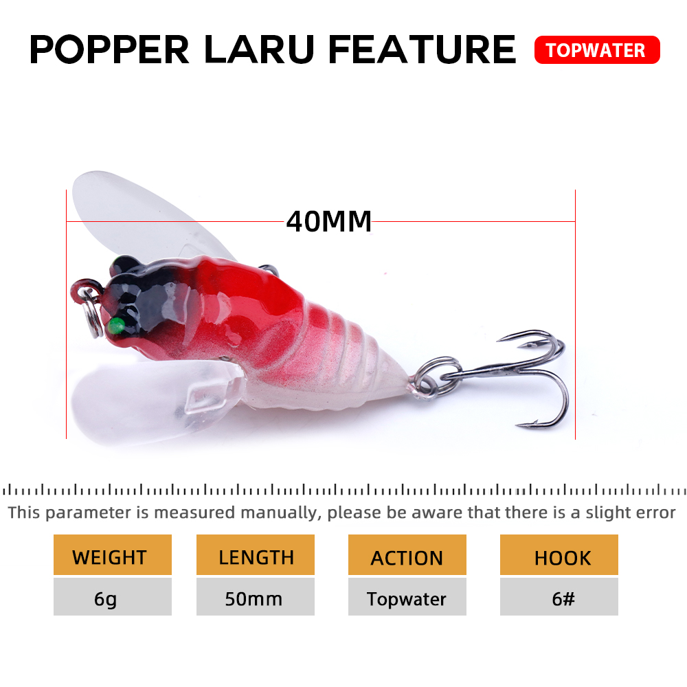 Agoie-isca de popper topwater  - Fishing Lure Popper avaliação e preço