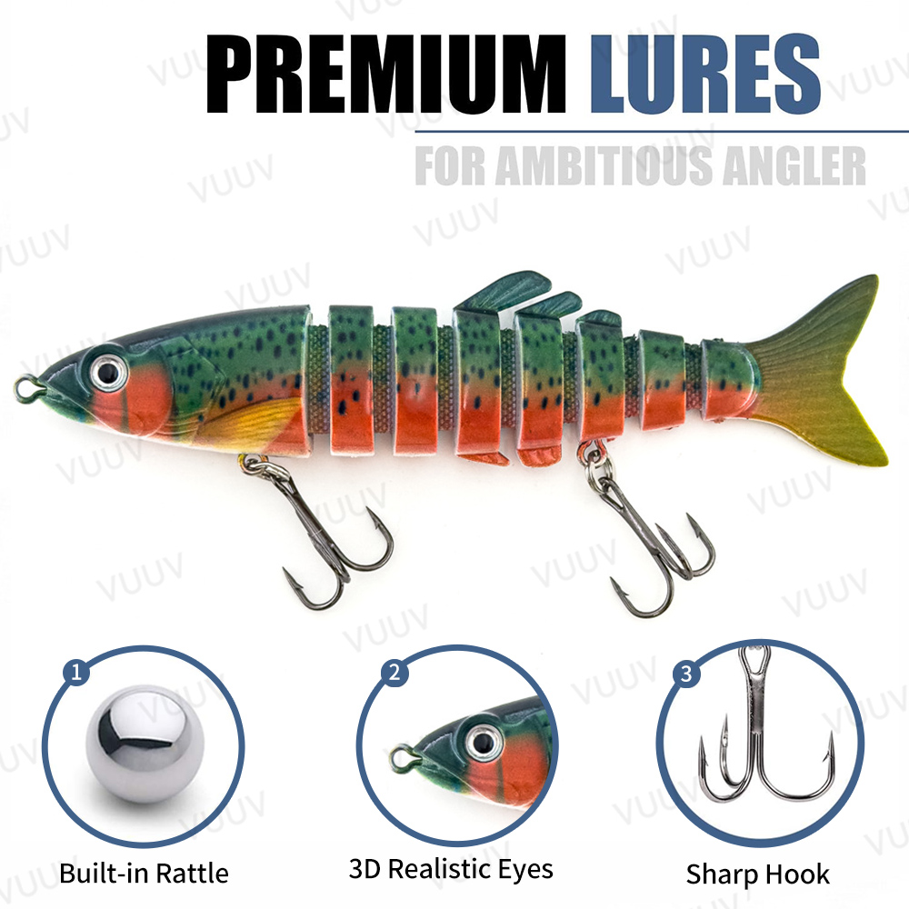 100 Iscas Articuladas para Pes - Fishing Lure Topwater avaliação e preço