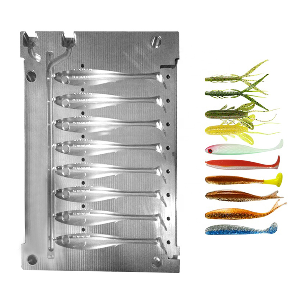 Molde de Plástico para Isca de - Fishing Lure Soft Plastic avaliação e preço