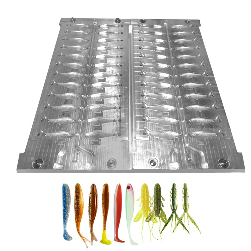 Molde de Plástico para Isca de - Fishing Lure Soft Plastic avaliação e preço