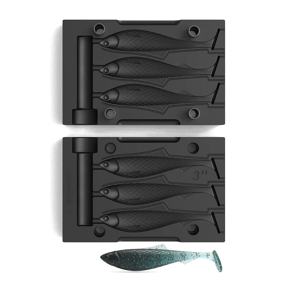 Molde de Plástico para Isca de - Fishing Lure Soft Plastic avaliação e preço