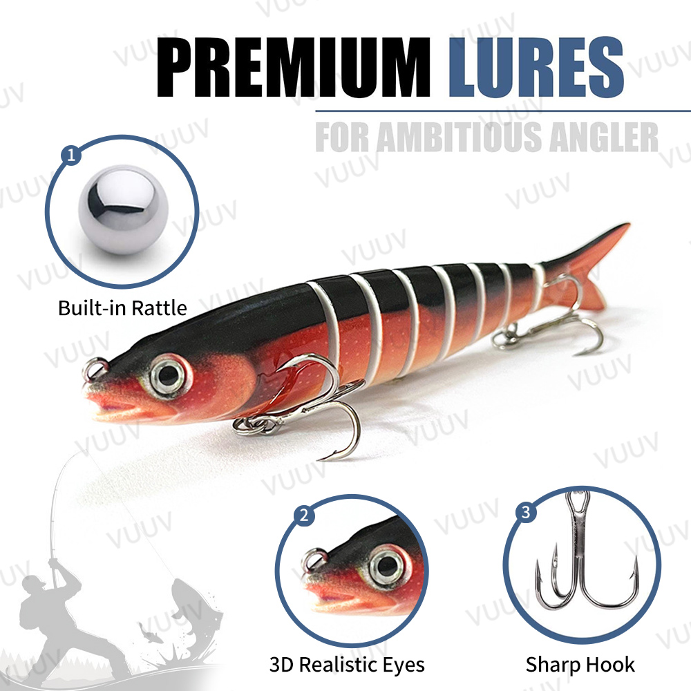 10 Iscas Articuladas para Pesc - Fishing Lure Popper avaliação e preço