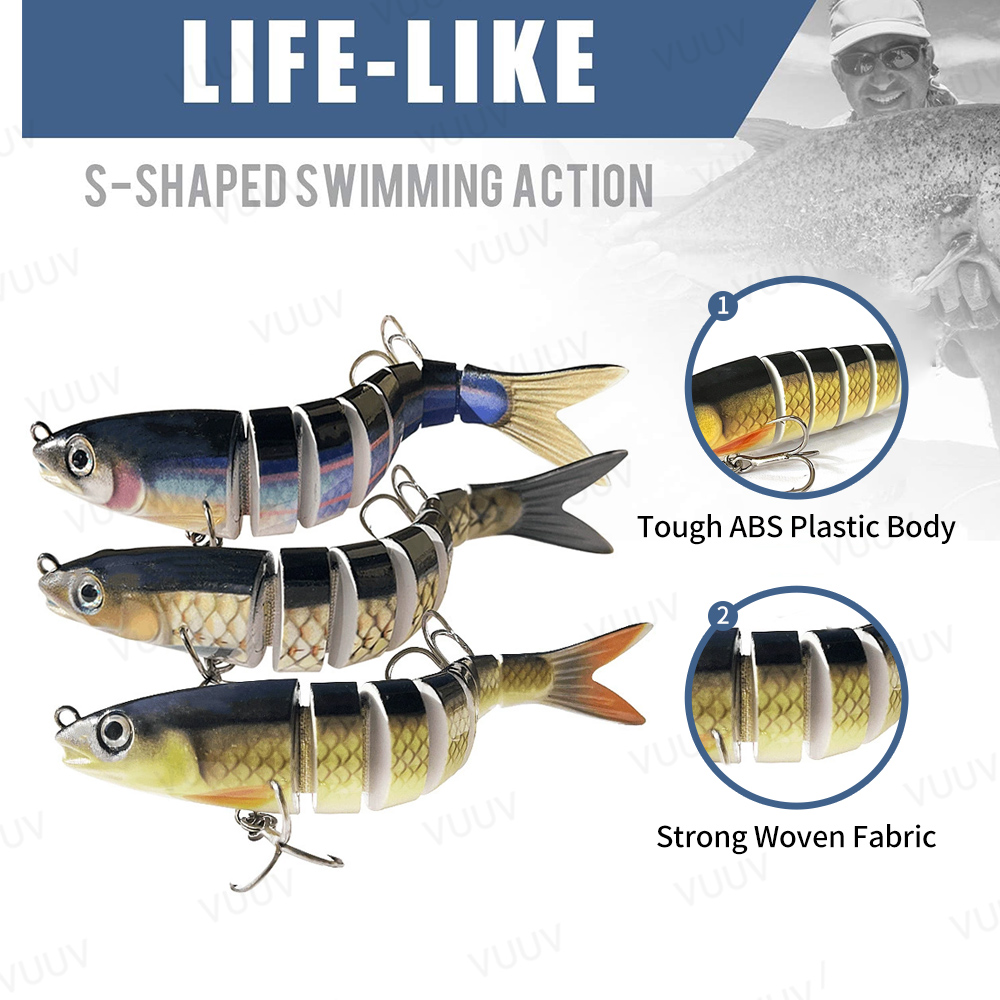 10 Iscas Articuladas para Pesc - Fishing Lure Popper avaliação e preço