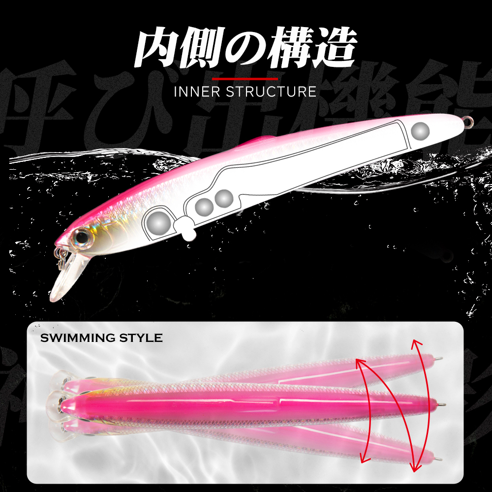 Hunthouse Smith Saruna Minnow  - Fishing Lure Jerkbait avaliação e preço