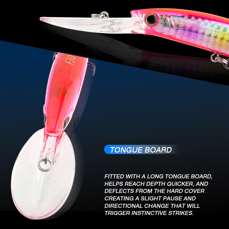 FJORD-Isca de Pesca Flutuante, - Fishing Lure Jerkbait avaliação e preço