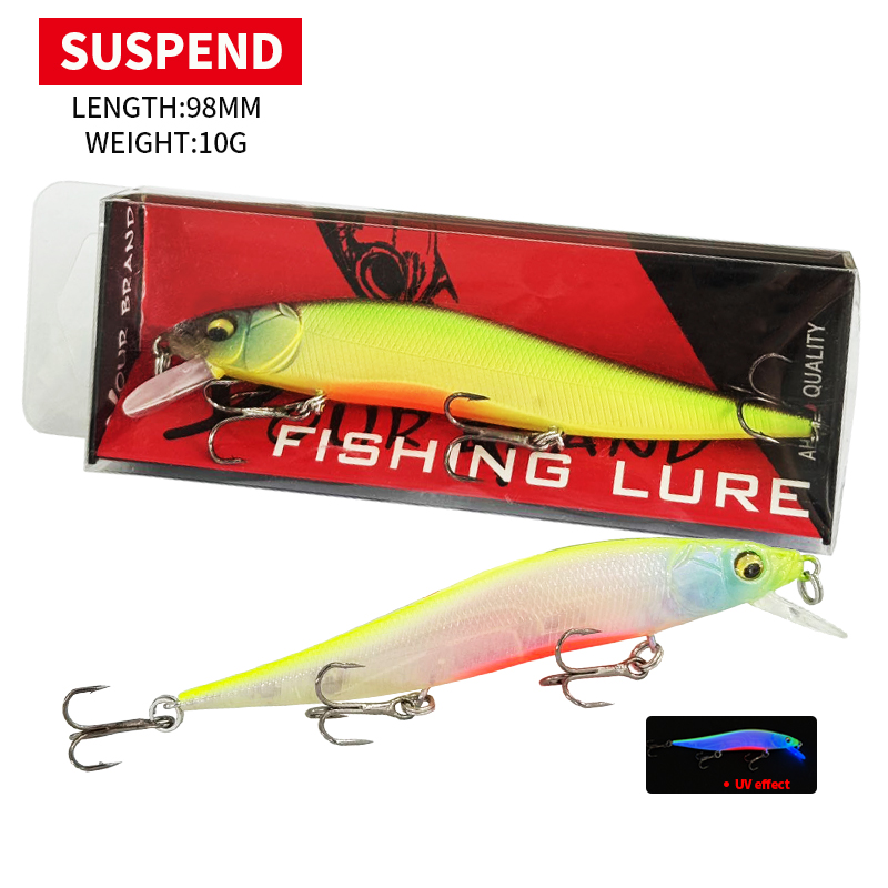 Isca Artificial Minnow Jerkbai - Fishing Lure Jerkbait avaliação e preço