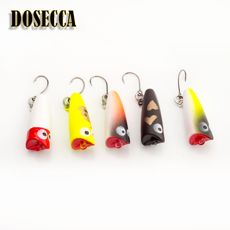 1 pçs 2.5cm 1.5g topwater isca - Fishing Lure Popper avaliação e preço
