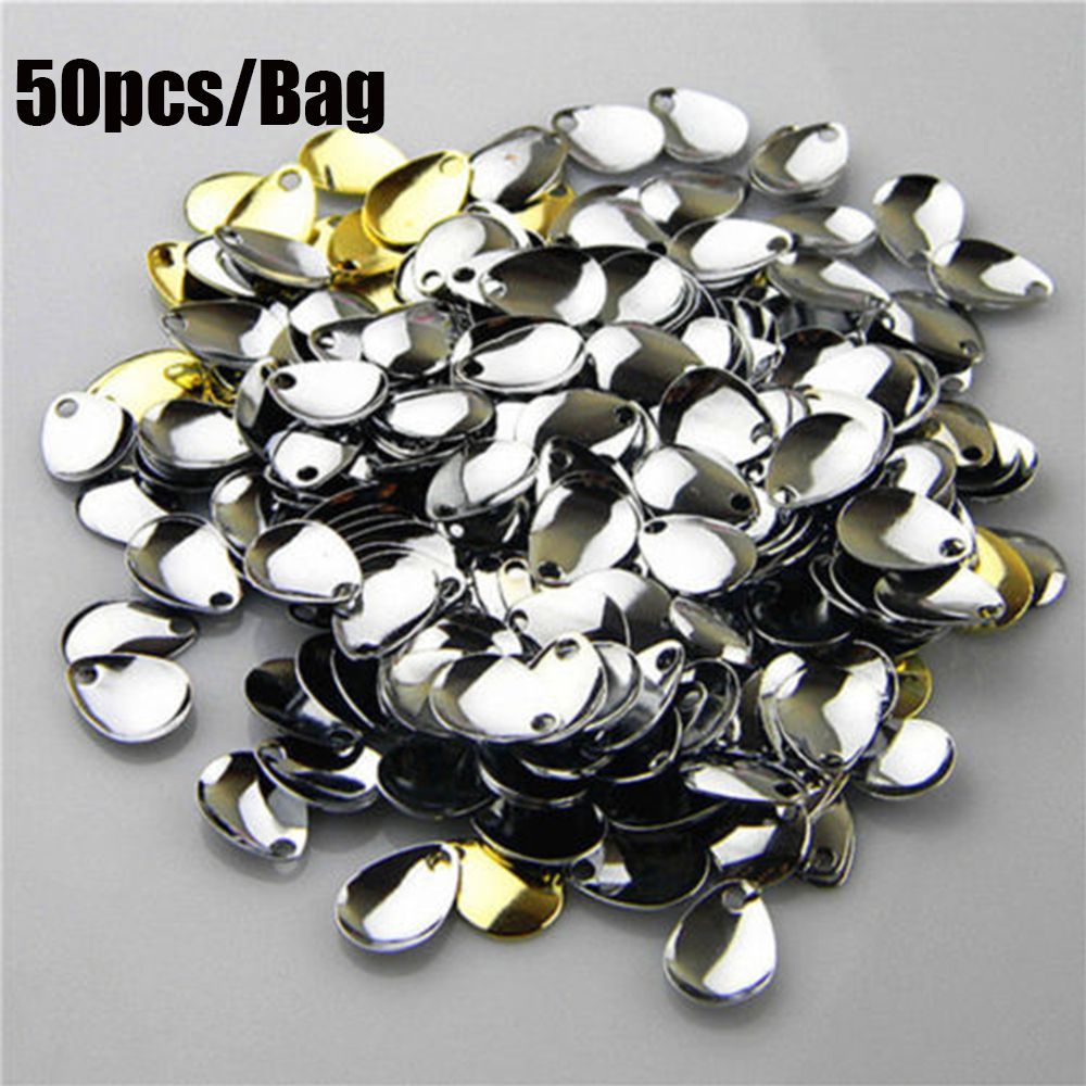 Prata Smooth Nickel Sequins Fi - Fishing Lure Spinner avaliação e preço