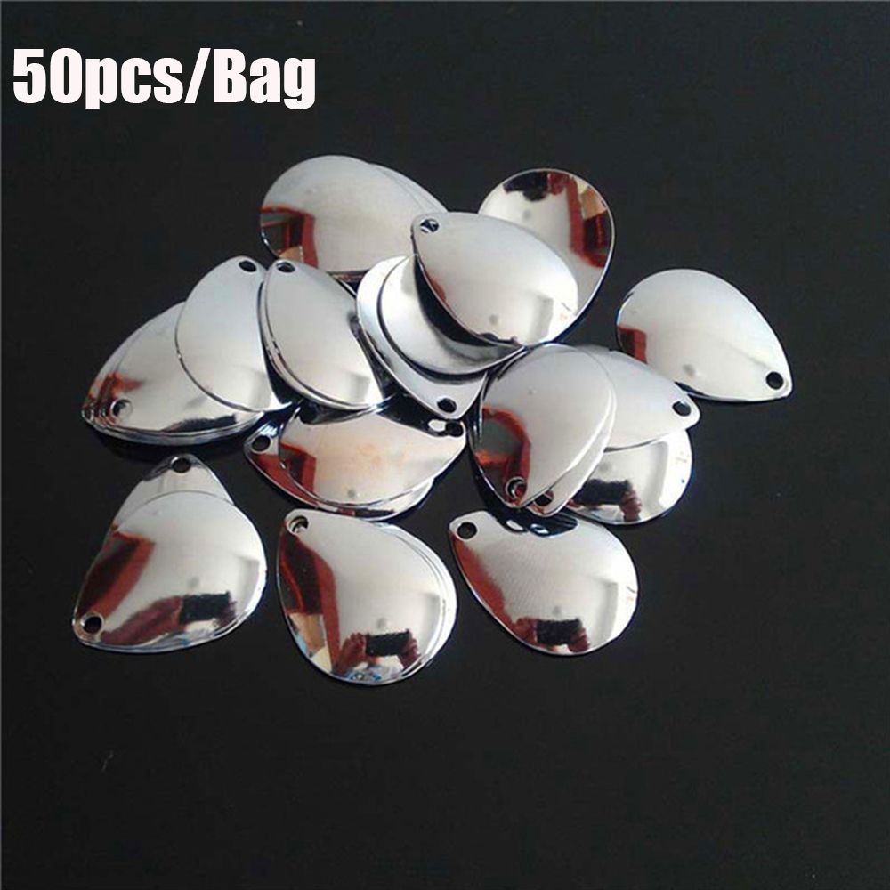 Prata Smooth Nickel Sequins Fi - Fishing Lure Spinner avaliação e preço