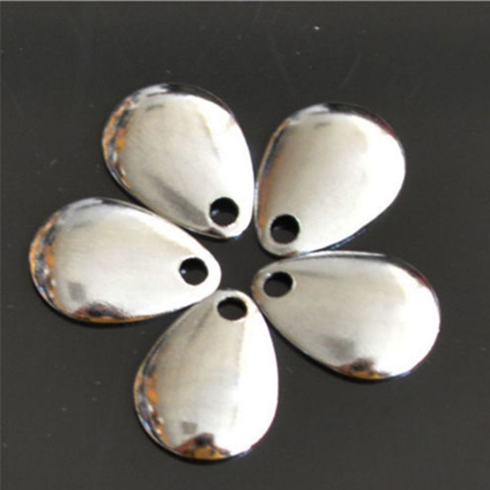 Prata Smooth Nickel Sequins Fi - Fishing Lure Spinner avaliação e preço