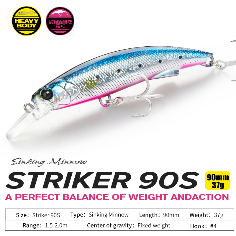 Tsurinoya 90s minnow pesado af - Fishing Lure Buzzbait avaliação e preço