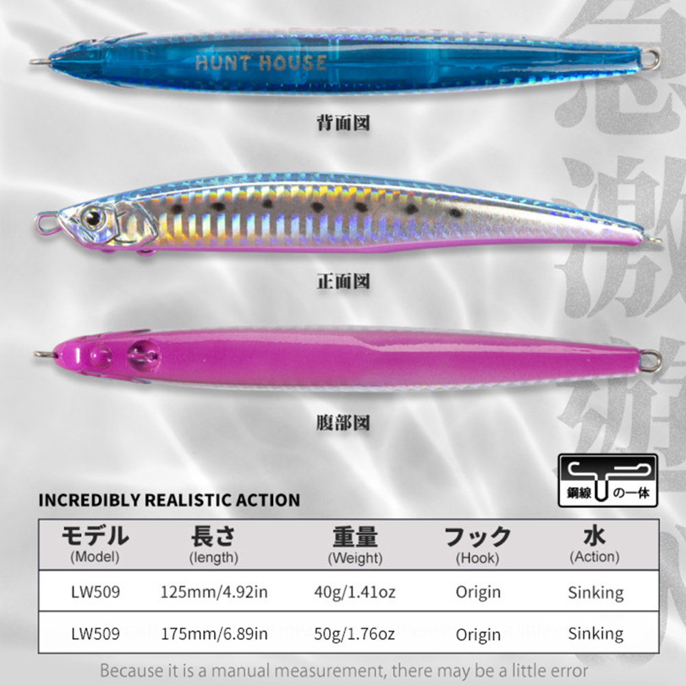 Isca Artificial Hunthouse Jerk - Fishing Lure Jerkbait avaliação e preço