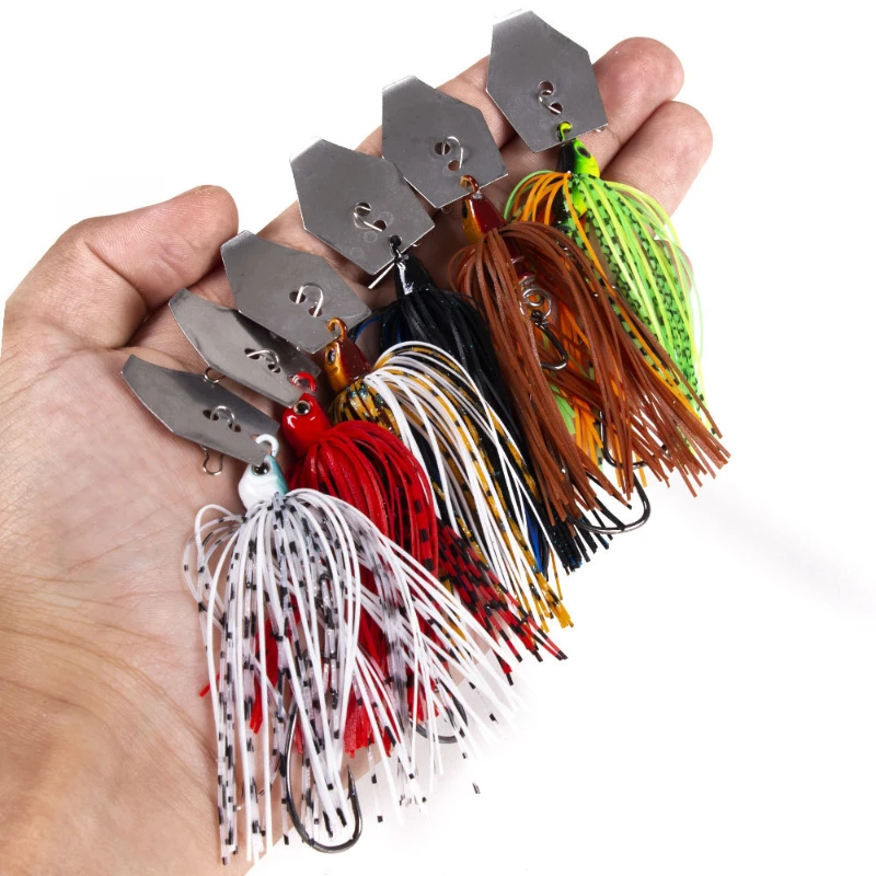 6 pçs/set chatterbait iscas de - Fishing Lure Buzzbait avaliação e preço