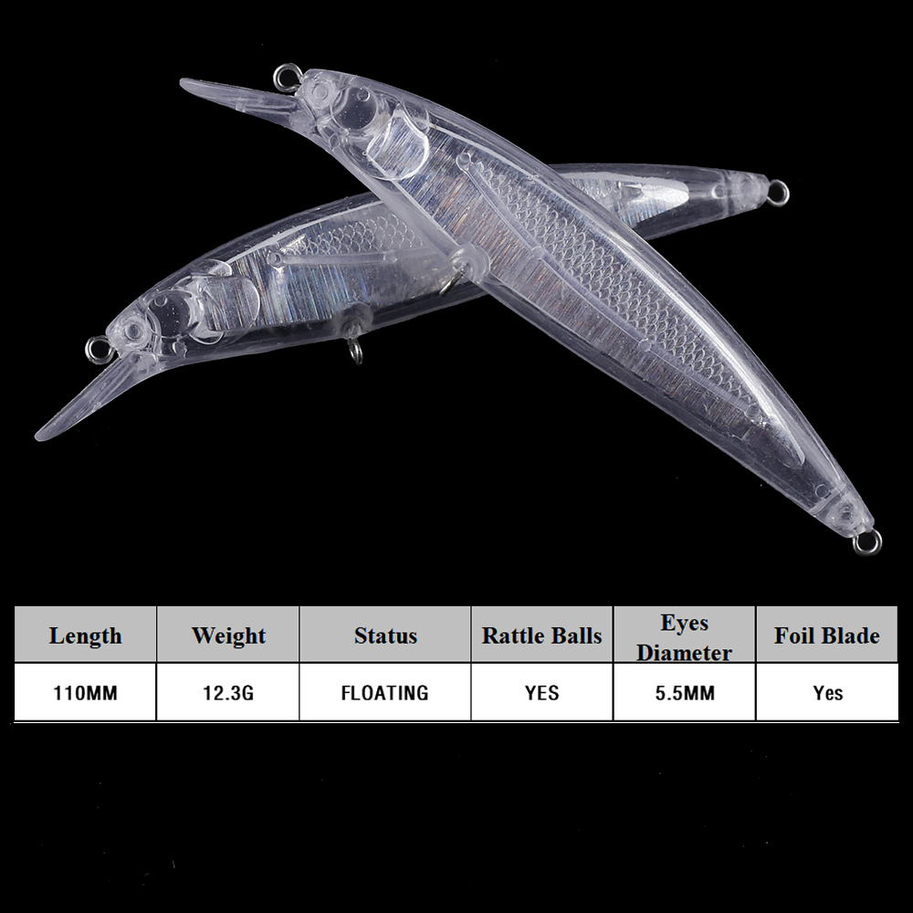 Huang-Unpainted Blanks Bait, I - Fishing Lure Blade Bait avaliação e preço