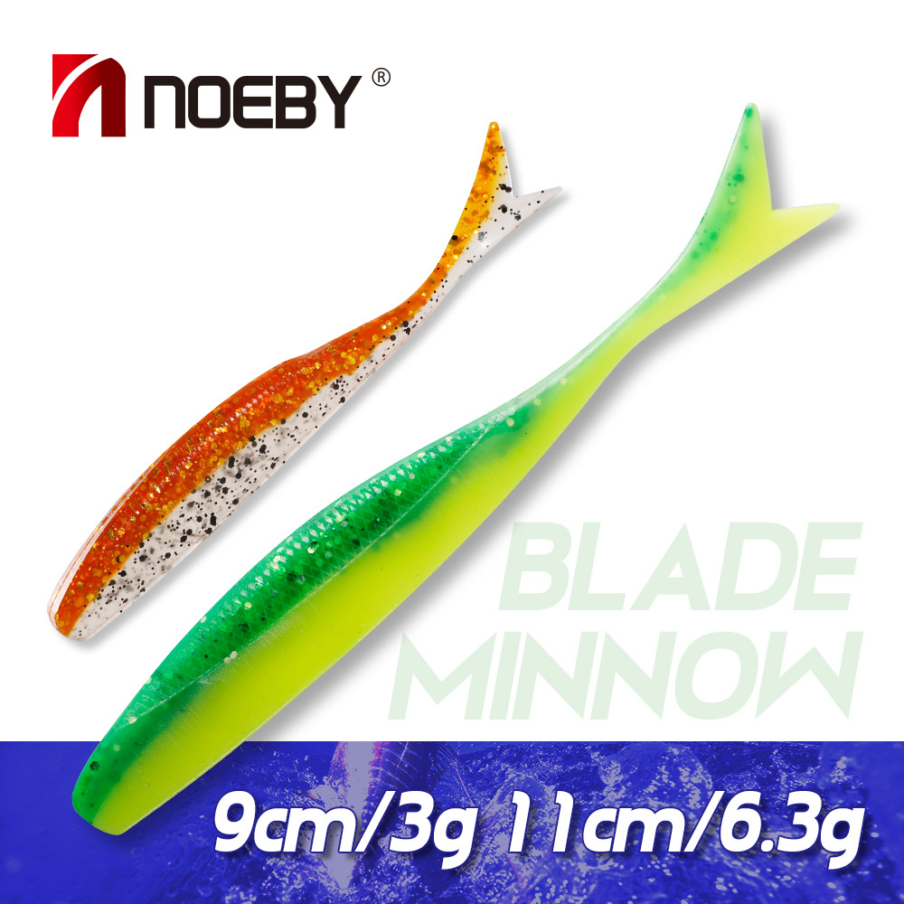 Noeby isca macia lâmina minnow - Fishing Lure Blade Bait avaliação e preço