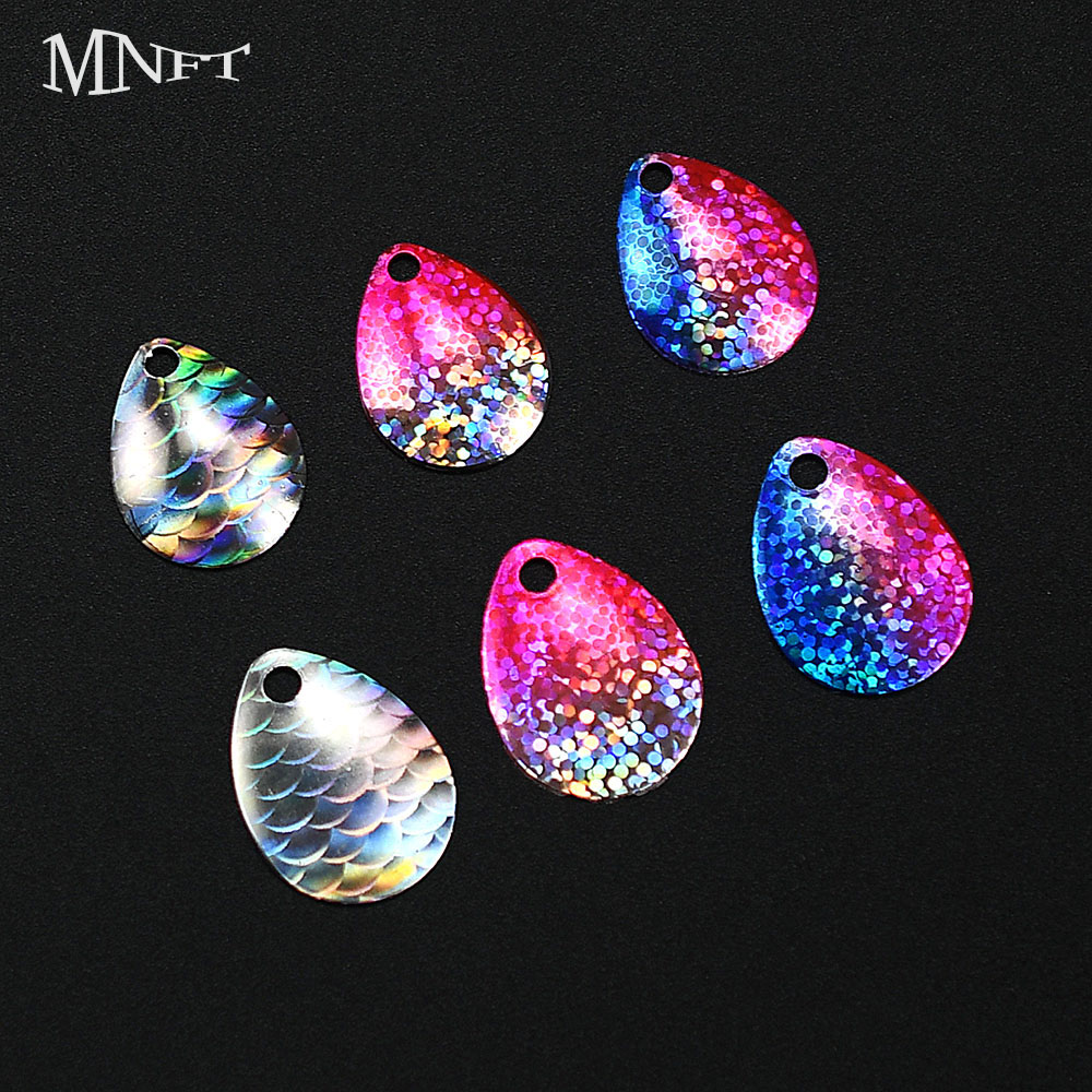 6 Peças de Lâminas Iridescente - Fishing Lure Blade Bait avaliação e preço