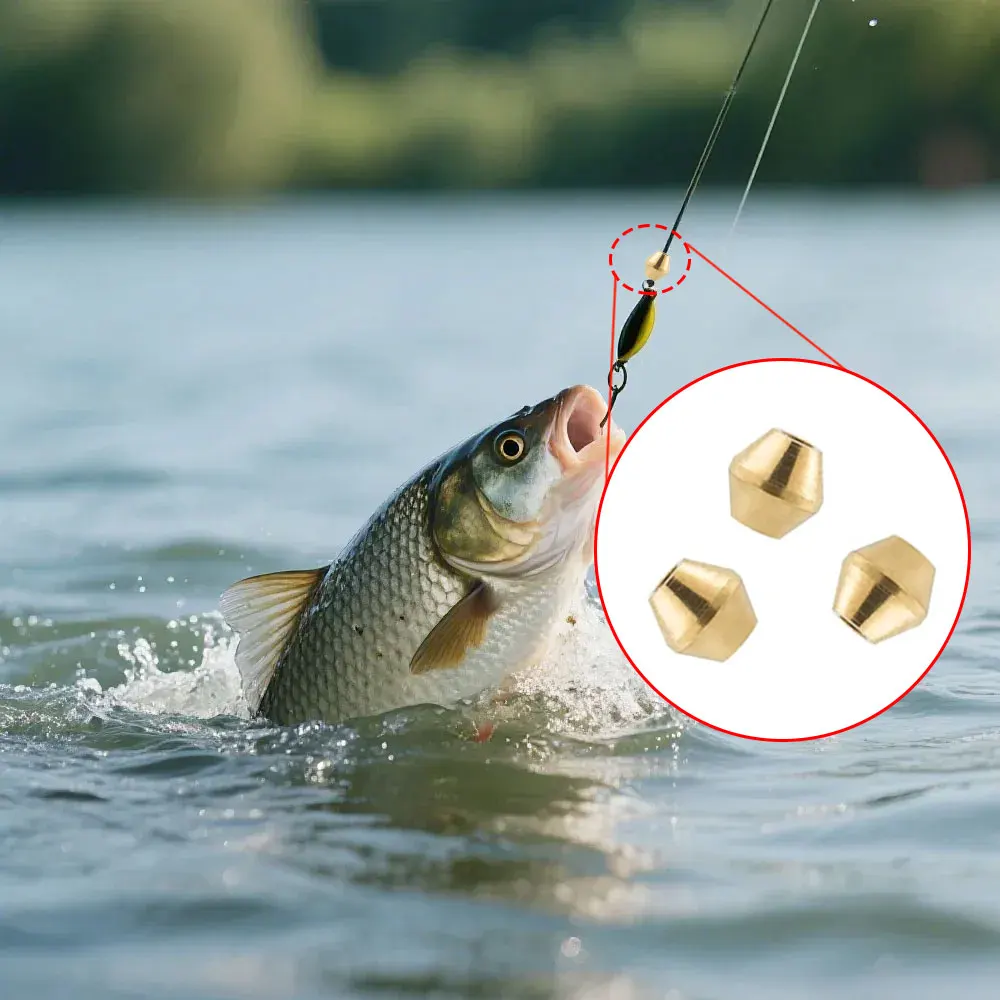 40 pçs diy isca de bronze grân - Fishing Lure Spinnerbait avaliação e preço